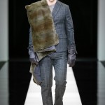 Giorgio Armani fur blanket for fall winter 15/16. Giorgio Armani courtesy photo