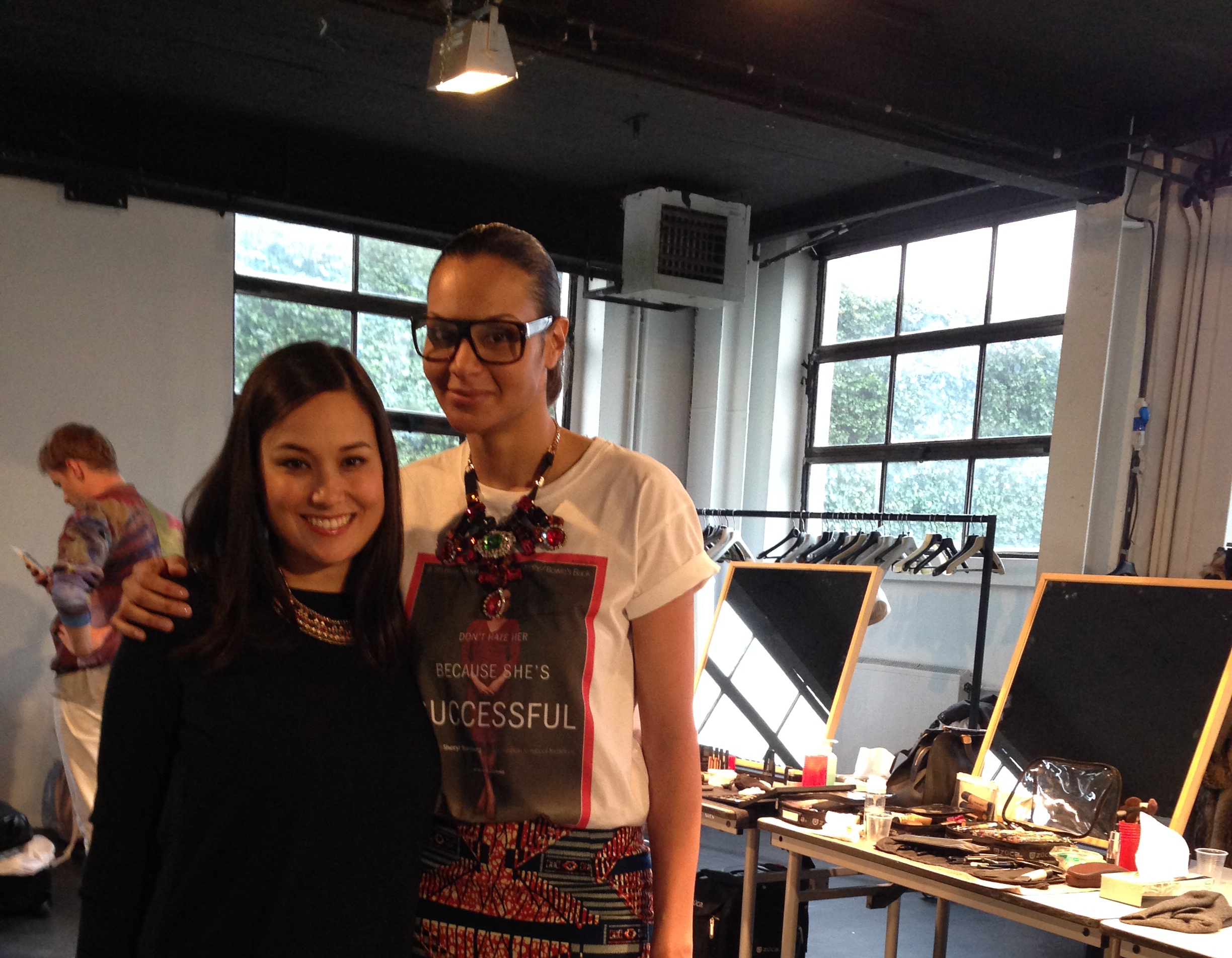 With Stella Jean, another Armani Theater success