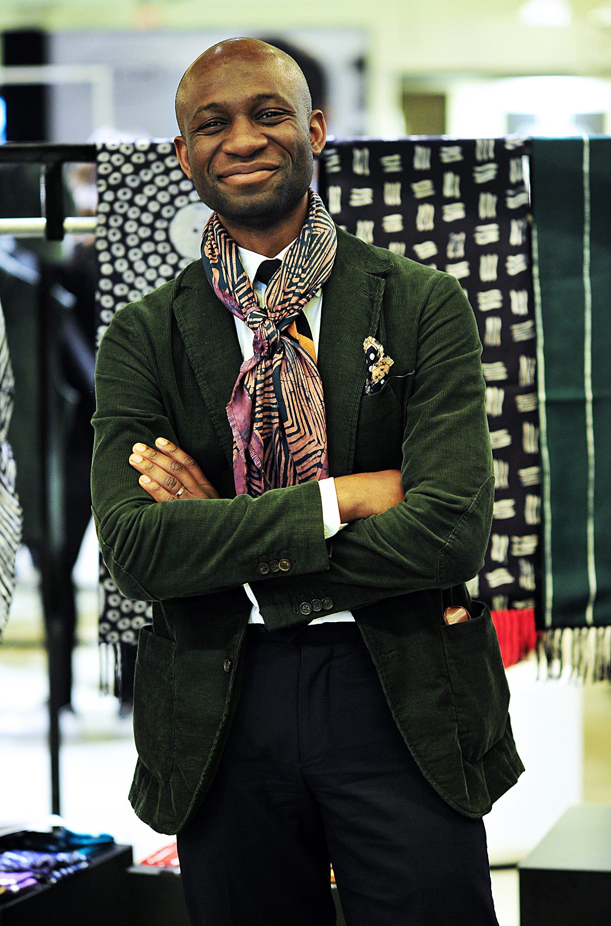 Post Imperial's designer, Nigerian-born, New York-based Niyi Okuboyejo<br />
Photo by Silio Danti 