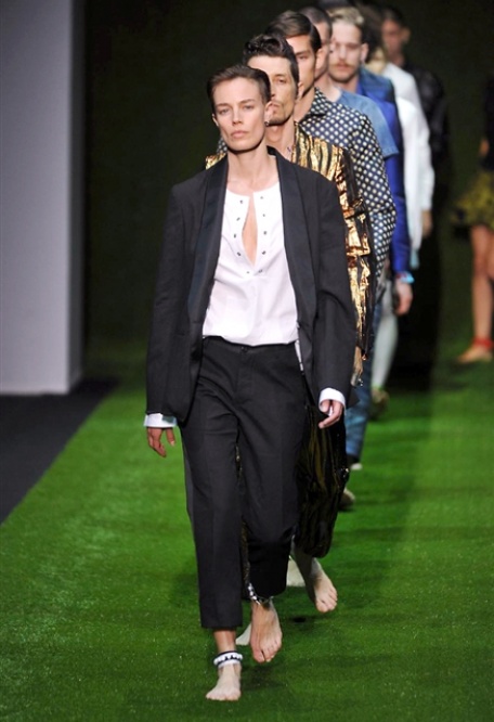 Christian Pellizzari's fashion show. Photo Courtesy of Camera della Moda 