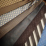 Silk ties made in Naples, also available for women