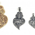 Typical filigree pendants