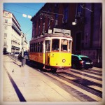 A trolley in Lisbon