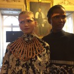 Copper Masai-inspired pieces from Susana Bettencourt at Portugal Fashion Week
