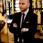 Luca Rubinacci at Rubinacci's new flagship store on Via Gesu'. Photo by Salvo Sportato