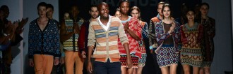 Laduma Ngxokolo of MaXhosa on the runway. (Courtesy Photo)r