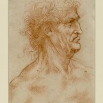Da Vinci's Masculine Profile Crowned by Bay Leaves (TORINO BIBLIOTECA REALE)
