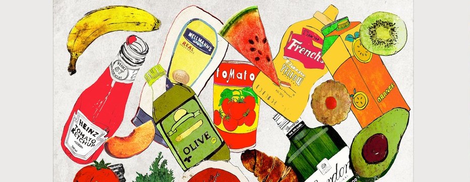 Limited Edition Groceries Print by Jessica Russell Flint
