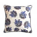 Rose Pop Linen Cushion by Jessica Russell Flint