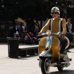 Daniele Savare's vintage Lambretta. Photo by Salvo Sportato