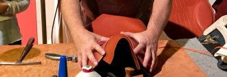 Hermès saddle making