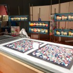 The designs are transferred to the fabric through placed printing, sometimes requiring up to fifteen frames.
Photo by BACO Team.